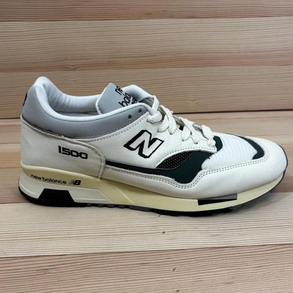 New Balance 1500 Made in UK Antique White Cilantro U1500WHG Men 8.5 Womans 10